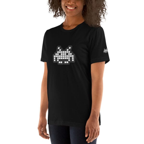 “The Space Invader” Premium T-Shirt - Black - Image 17