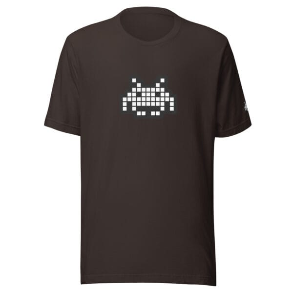 “The Space Invader” Premium T-Shirt - Brown - Image 5
