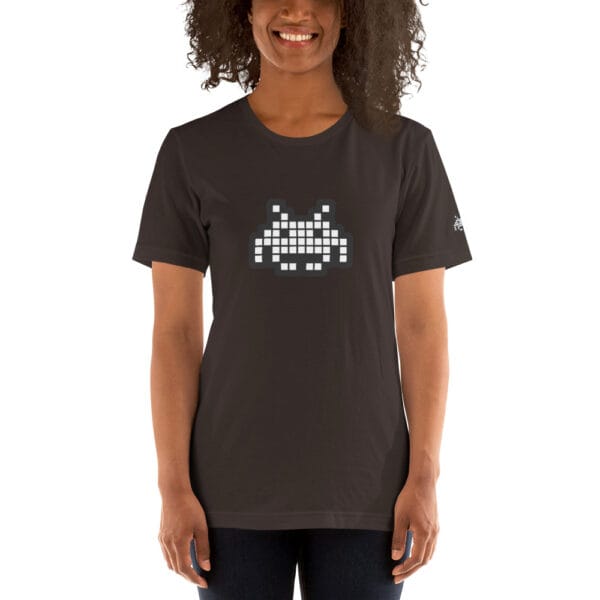 “The Space Invader” Premium T-Shirt - Brown - Image 6