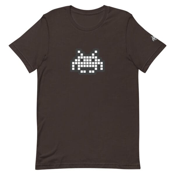 “The Space Invader” Premium T-Shirt - Brown - Image 12