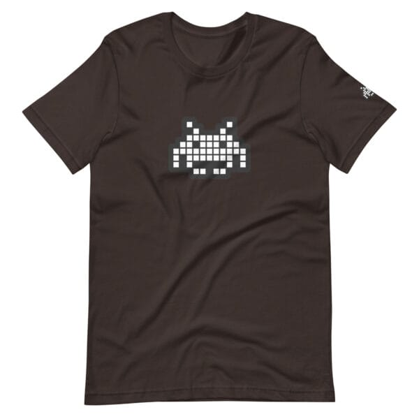 “The Space Invader” Premium T-Shirt - Brown - Image 13