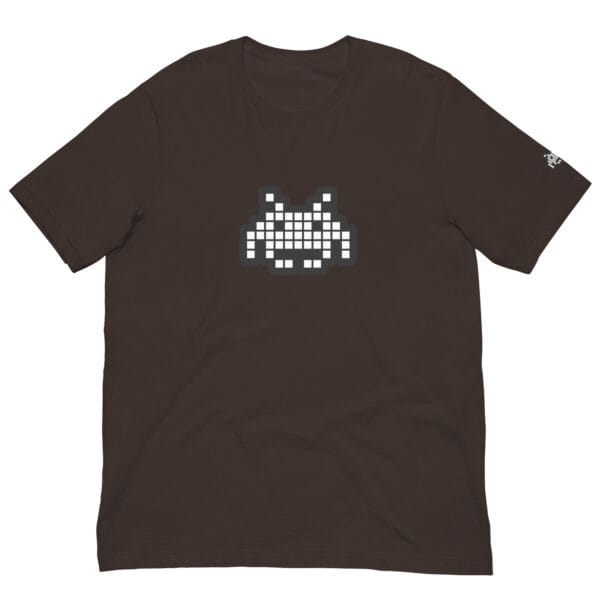 “The Space Invader” Premium T-Shirt - Brown - Image 10