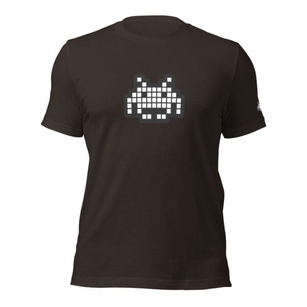 “The Space Invader” Premium T-Shirt - Brown - Image 9