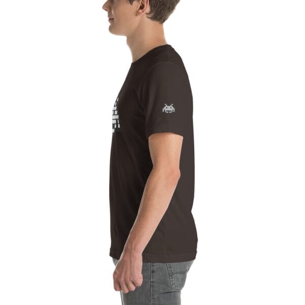 “The Space Invader” Premium T-Shirt - Brown - Image 14