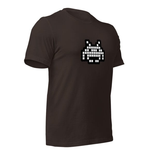 “The Space Invader” Premium T-Shirt - Brown - Image 3