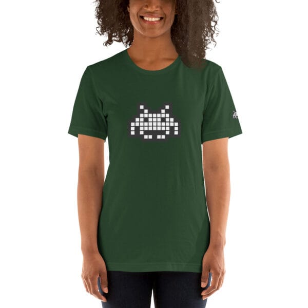 “The Space Invader” Premium T-Shirt - Forest Green - Image 7