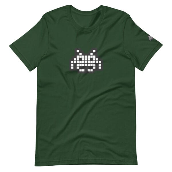 “The Space Invader” Premium T-Shirt - Forest Green - Image 10