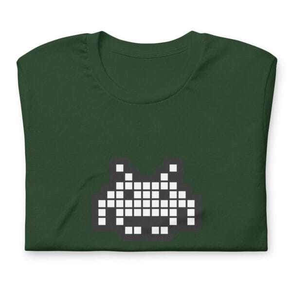 “The Space Invader” Premium T-Shirt - Forest Green - Image 11