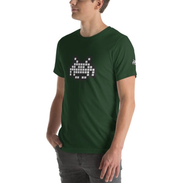 “The Space Invader” Premium T-Shirt - Forest Green - Image 17