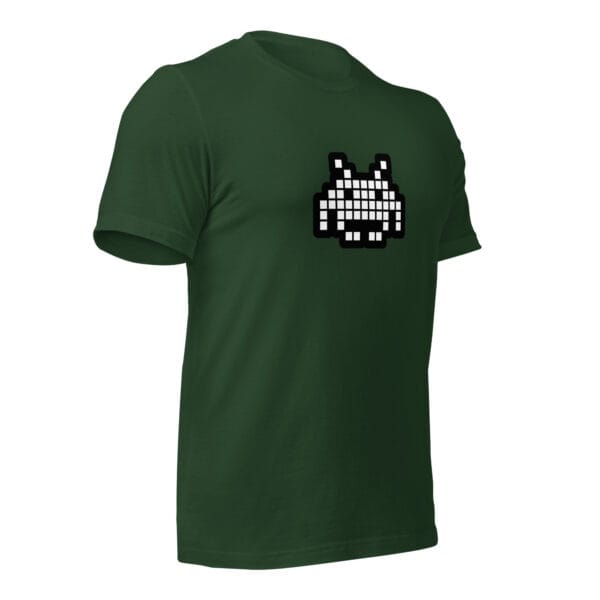 “The Space Invader” Premium T-Shirt - Forest Green - Image 3