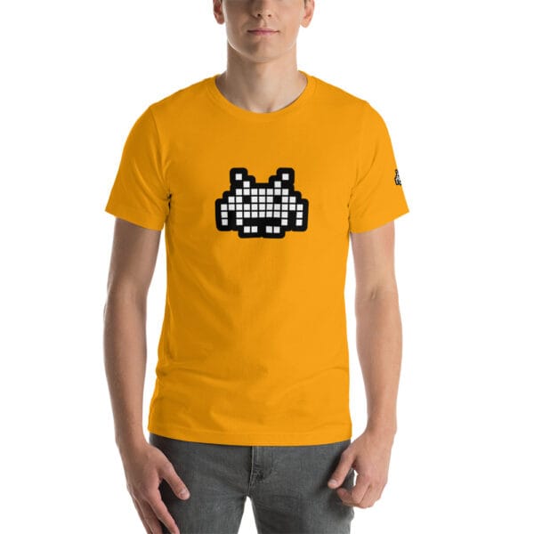 “The Space Invader” Premium T-Shirt - Gold - Image 5