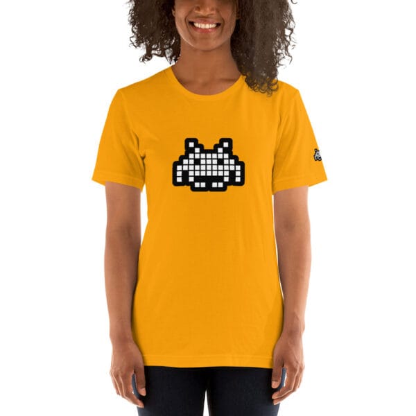 “The Space Invader” Premium T-Shirt - Gold - Image 6