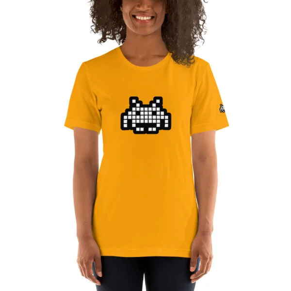 “The Space Invader” Premium T-Shirt - Gold - Image 6