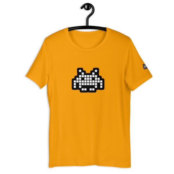 “The Space Invader” Premium T-Shirt - Gold - Image 9