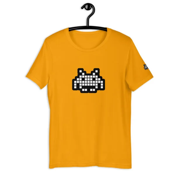 “The Space Invader” Premium T-Shirt - Gold - Image 9