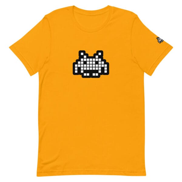 “The Space Invader” Premium T-Shirt - Gold - Image 10
