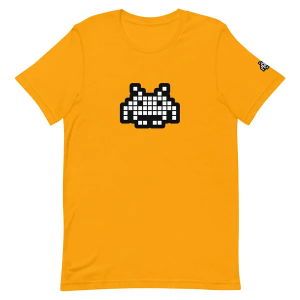 “The Space Invader” Premium T-Shirt - Gold - Image 10