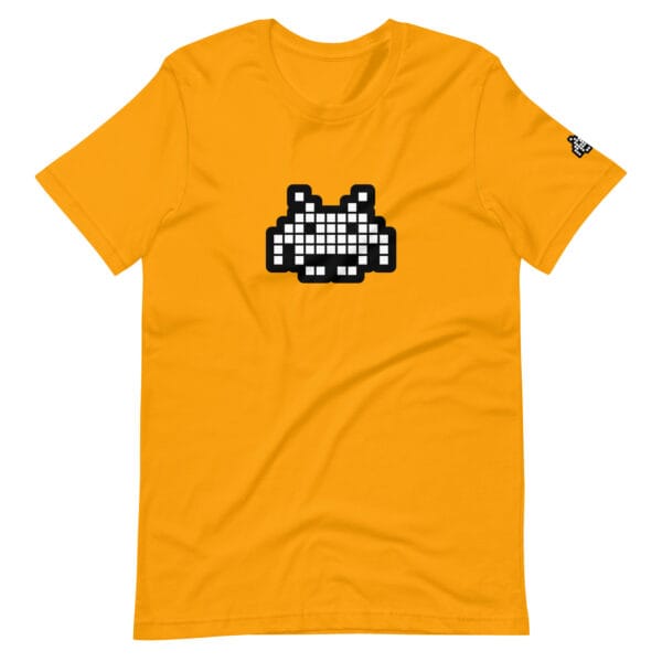 “The Space Invader” Premium T-Shirt - Gold - Image 7