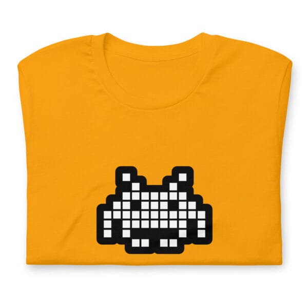 “The Space Invader” Premium T-Shirt - Gold - Image 11