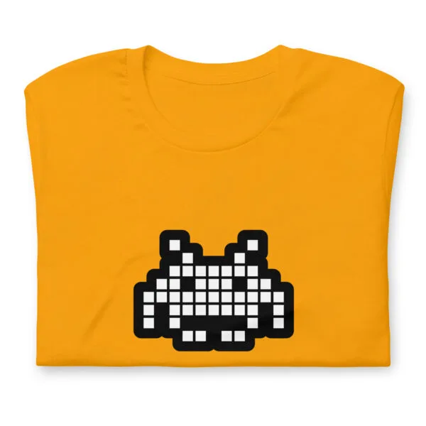 “The Space Invader” Premium T-Shirt - Gold - Image 11