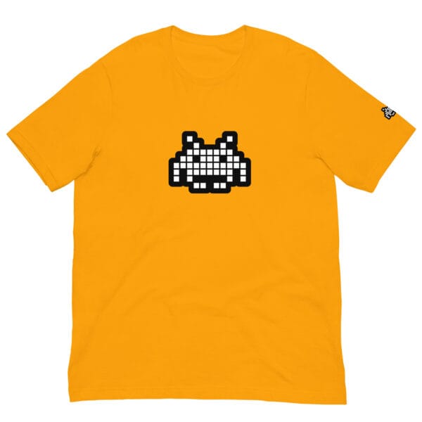 “The Space Invader” Premium T-Shirt - Gold - Image 12