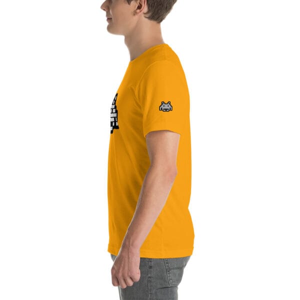 “The Space Invader” Premium T-Shirt - Gold - Image 14