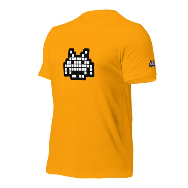 “The Space Invader” Premium T-Shirt - Gold - Image 19