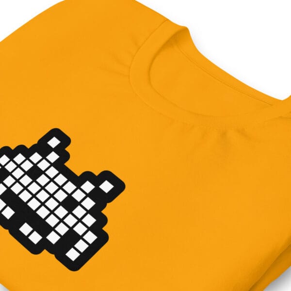 “The Space Invader” Premium T-Shirt - Gold - Image 20