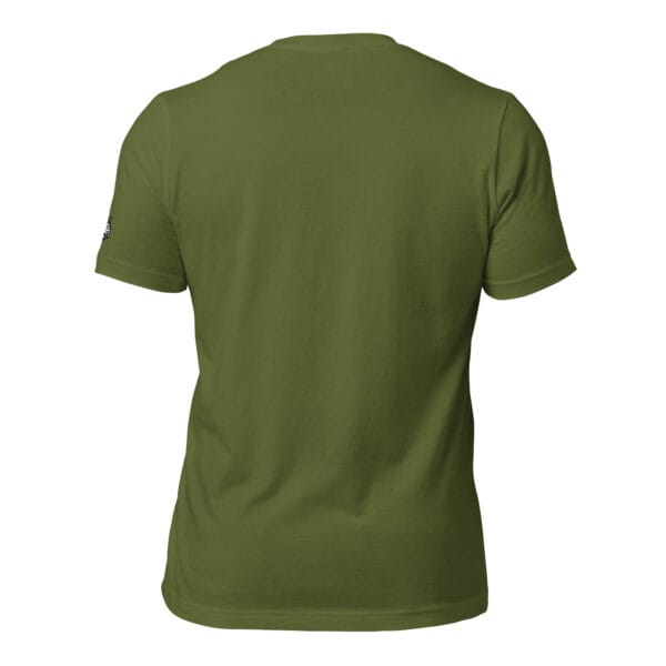 “The Space Invader” Premium T-Shirt - Olive Green - Image 4