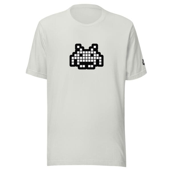 “The Space Invader” Premium T-Shirt - Silver - Image 5