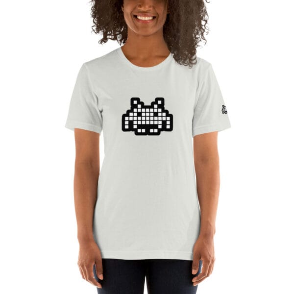 “The Space Invader” Premium T-Shirt - Silver - Image 11