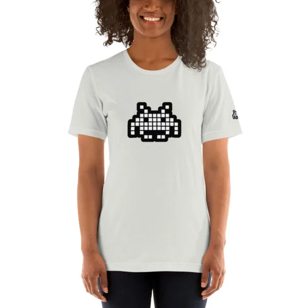 “The Space Invader” Premium T-Shirt - Silver - Image 11