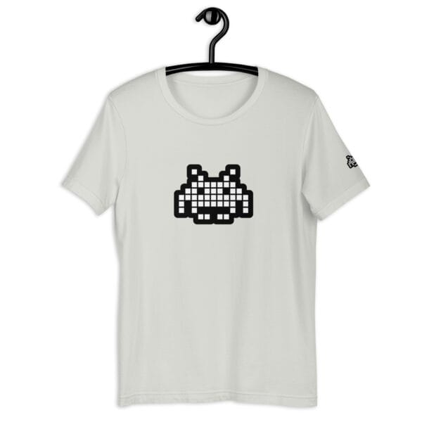 “The Space Invader” Premium T-Shirt - Silver - Image 12