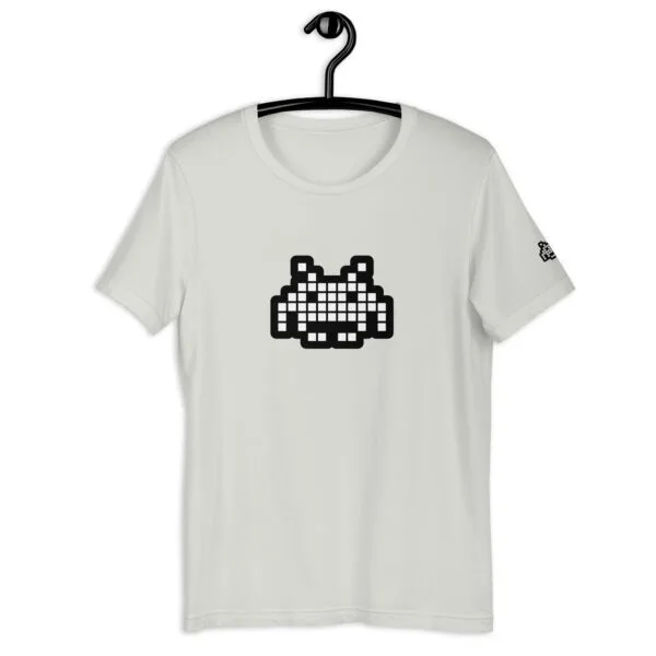 “The Space Invader” Premium T-Shirt - Silver - Image 12
