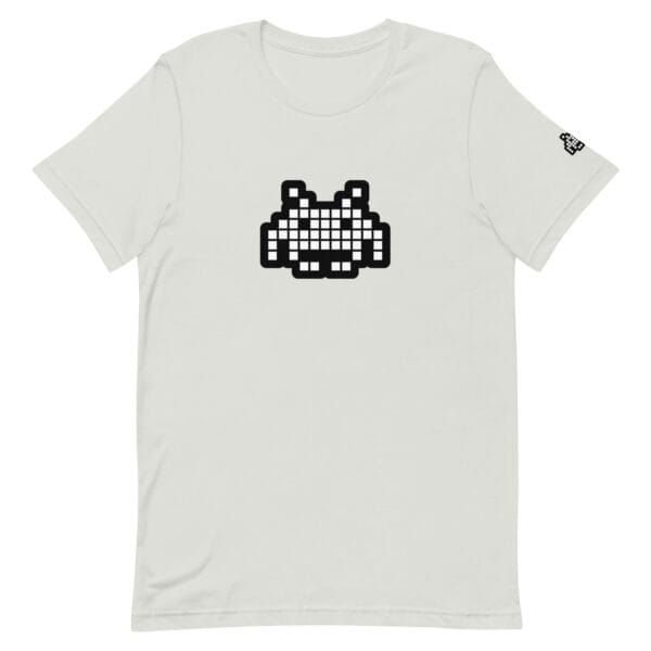 “The Space Invader” Premium T-Shirt - Silver - Image 7