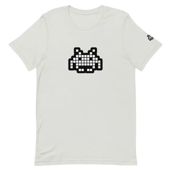 “The Space Invader” Premium T-Shirt - Silver - Image 7