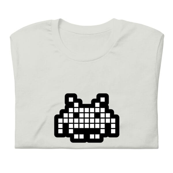 “The Space Invader” Premium T-Shirt - Silver - Image 10