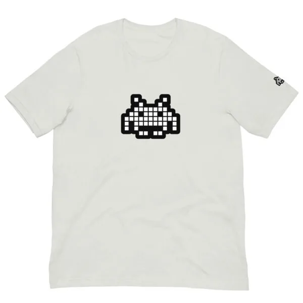 “The Space Invader” Premium T-Shirt - Silver - Image 13