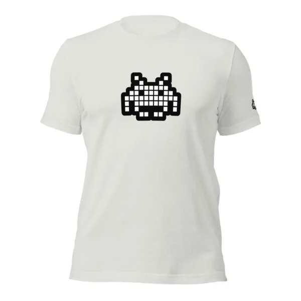 “The Space Invader” Premium T-Shirt - Silver - Image 9