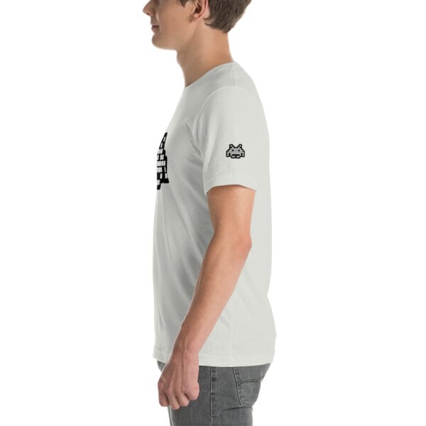 “The Space Invader” Premium T-Shirt - Silver - Image 15