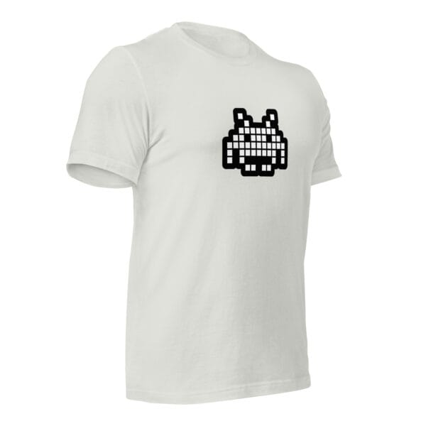 “The Space Invader” Premium T-Shirt - Silver - Image 3