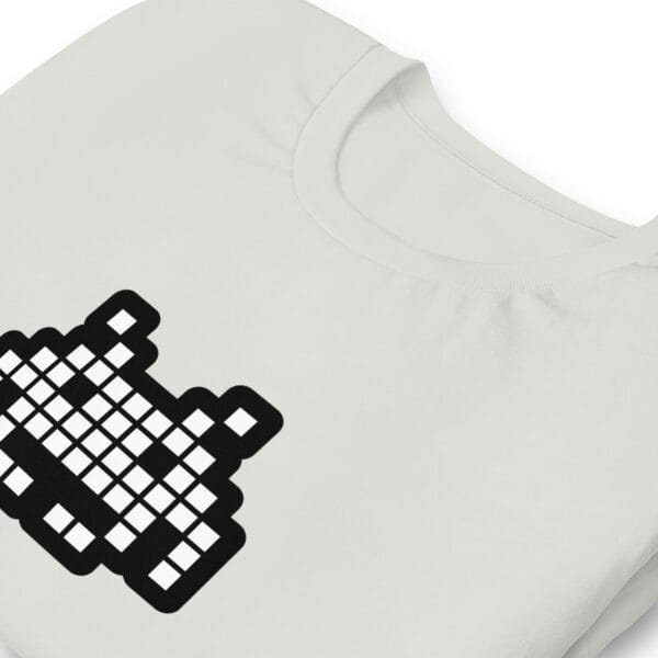 “The Space Invader” Premium T-Shirt - Silver - Image 20