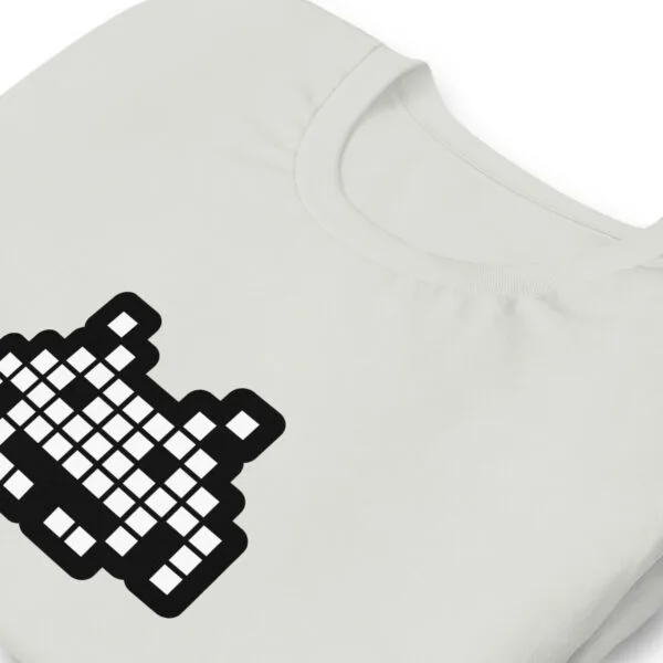 “The Space Invader” Premium T-Shirt - Silver - Image 20