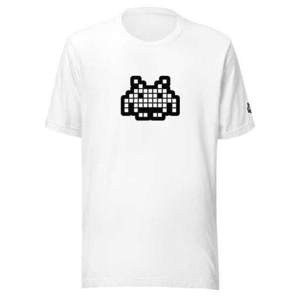 “The Space Invader” Premium T-Shirt - White - Image 11