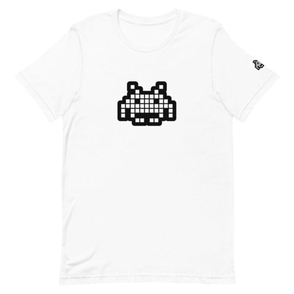 “The Space Invader” Premium T-Shirt - White - Image 12