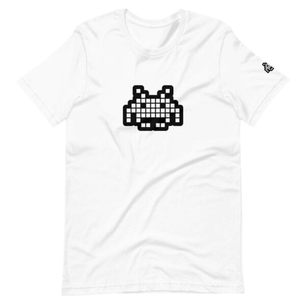 “The Space Invader” Premium T-Shirt - White - Image 10