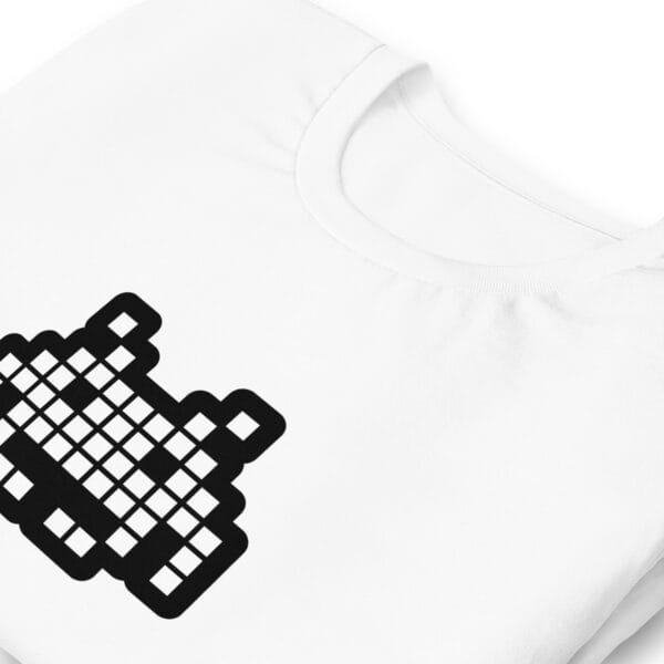 “The Space Invader” Premium T-Shirt - White - Image 7
